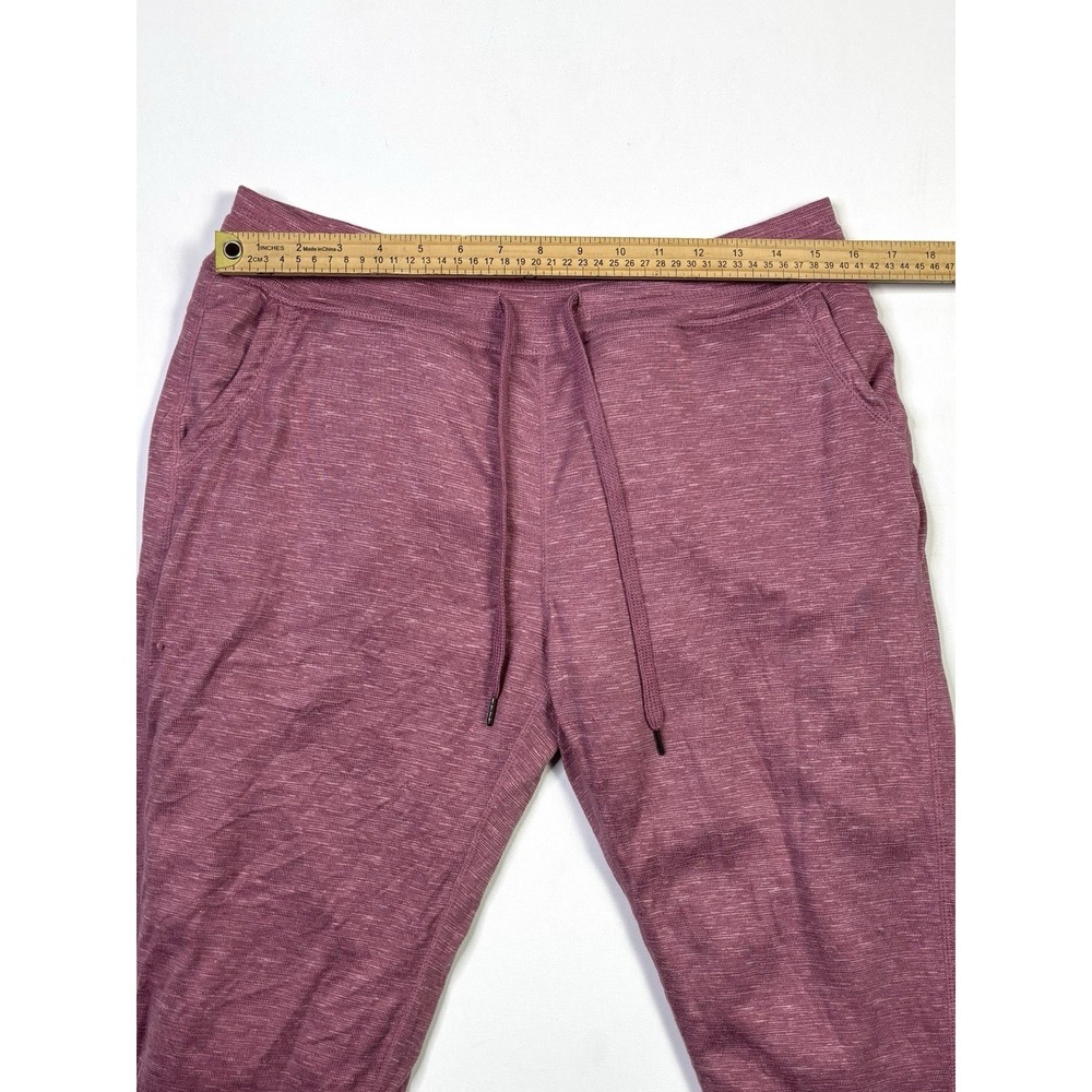 Member's Mark Sherpa Lined Jogger Pants Women's Large Pink Drawstring Cozy - Picture 5 of 11